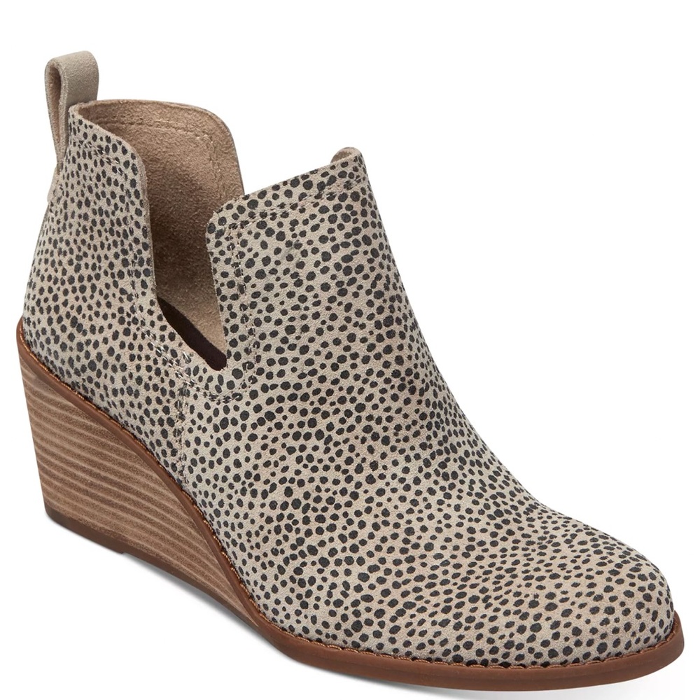TOMS Women's Kallie Wedge Booties Size 8.5 NWOT